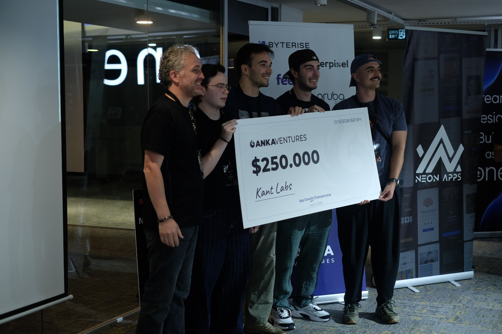 KANT (Kant Labs), finalde Anka Ventures'tan 250.000 dolarlık yatırımı sahnede aldı.